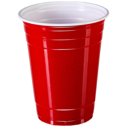 Zoom to enlarge the Goodtmes Red Plastic Party Cup  9 oz