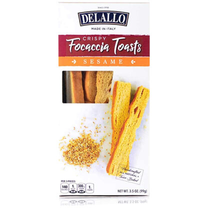 Zoom to enlarge the Delallo Focaccia Toasts • Rosemary