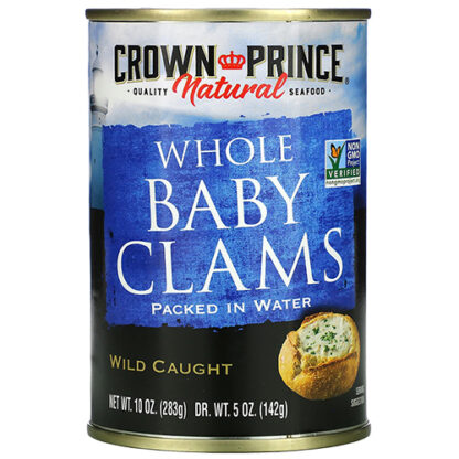 Zoom to enlarge the Crown Prince Baby Clams • Whole In Water