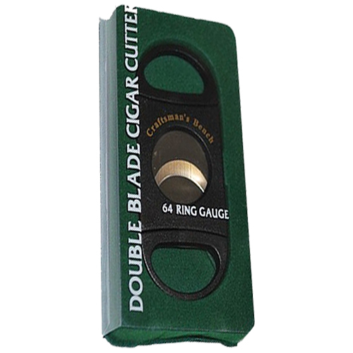 Cigar Cutter Craftsman's Bench 64ring Gauge Double Blade Single