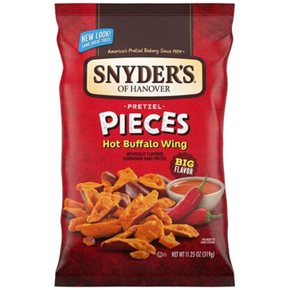Zoom to enlarge the Snyders Of Hanover Pretzels Pieces • Hot Buffalo Wing