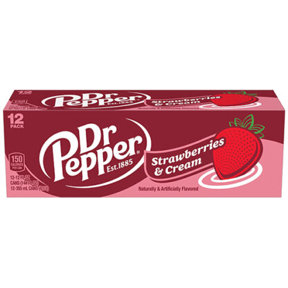 Zoom to enlarge the Dr. Pepper • Strawberries & Cream 12oz 12pk