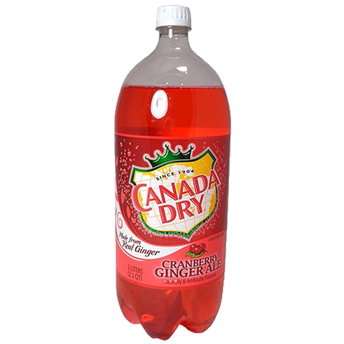 Zoom to enlarge the Canada Dry Ginger Ale &bull; Cranberry Zero Sugar 2 Liter