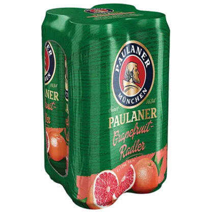 Zoom to enlarge the Paulaner Grapefruit Radler • 4pk 16.9oz Can