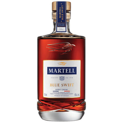 Zoom to enlarge the Martell Cognac • VSOP Blue Swift with Glasses