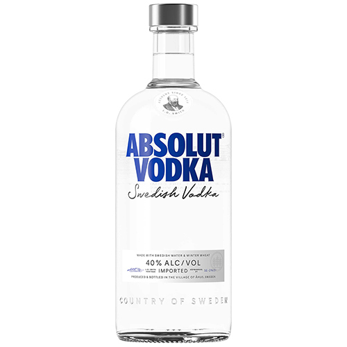 Zoom to enlarge the Absolut Blue with  2 Glasses
