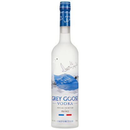 Zoom to enlarge the Grey Goose Vodka • with Wicker Basket