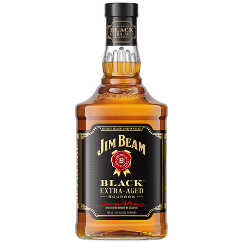 Zoom to enlarge the Jim Beam Black Label 7yr Bourbon &bull; with 2 Glasses