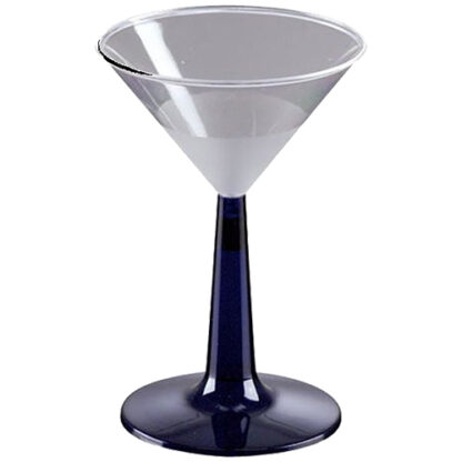 Zoom to enlarge the Emi Yoshi Martini Glass Blue Base 2 Piece