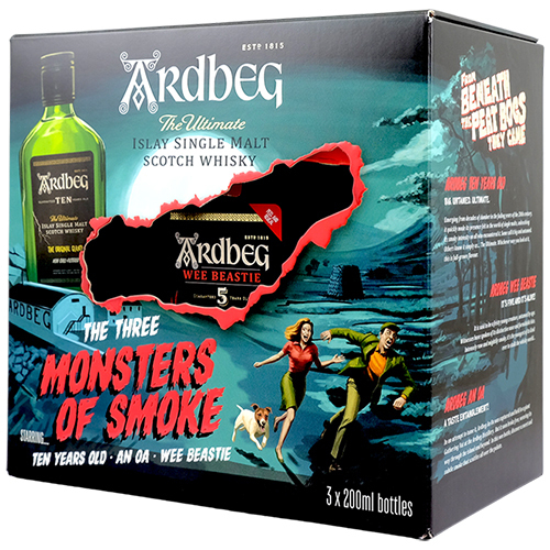 人気 Monsters • Malt Ardbeg Of 3pk-200ml Smoke ウイスキー