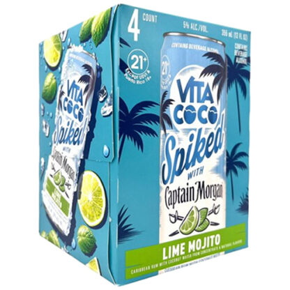 Zoom to enlarge the Vita Coco Capt Morgan Cocktails • Lime Mojito 4p