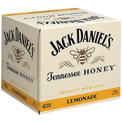Zoom to enlarge the Jack Daniels Cocktails • Honey & Lemonade 4pk
