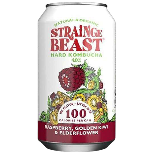 Zoom to enlarge the Strainge Beast Raspberry Hard Kombucha &bull; 6pk Can