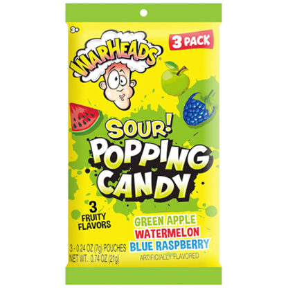 Zoom to enlarge the Warheads Sour Popping Candy 3pk