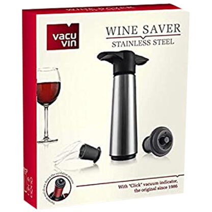 Zoom to enlarge the Vacu Vin • Wine Saver Stainless Gift Set