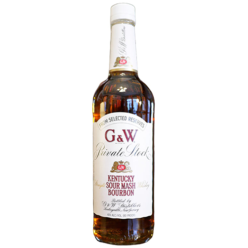 Zoom to enlarge the G & W Private Stock Bourbon
