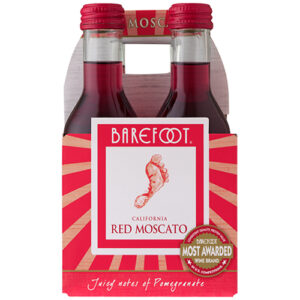 Barefoot Red Moscato 4pks