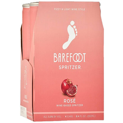 Zoom to enlarge the Barefoot Bubbly Brut Rose Pride Pack 4@250ml Ea