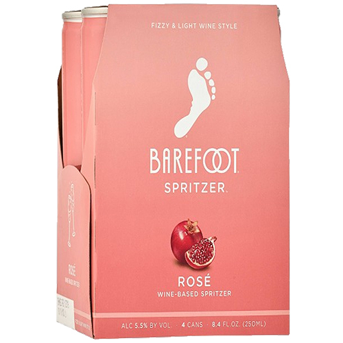Zoom to enlarge the Barefoot Bubbly Brut Rose Pride Pack 4@250ml Ea