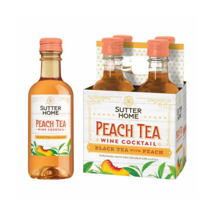 Zoom to enlarge the Sutter Home Peach Tea Wine Cocktail 4pk 187ml Bottles