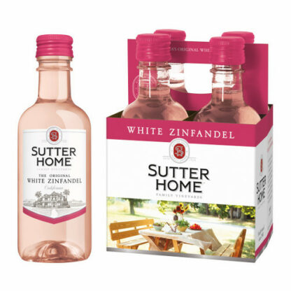 Zoom to enlarge the Sutter Home White Zinfandel 4pk 187ml Bottles