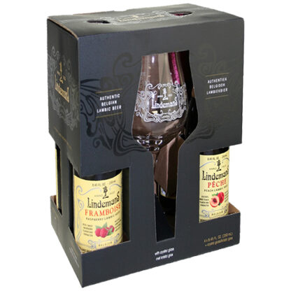 Zoom to enlarge the Lindemans Lambic Gift Box • 4pk Bottle