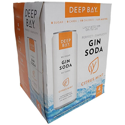 Zoom to enlarge the Deep Bay Vodka Soda • Citrus Mint 4pk-12oz