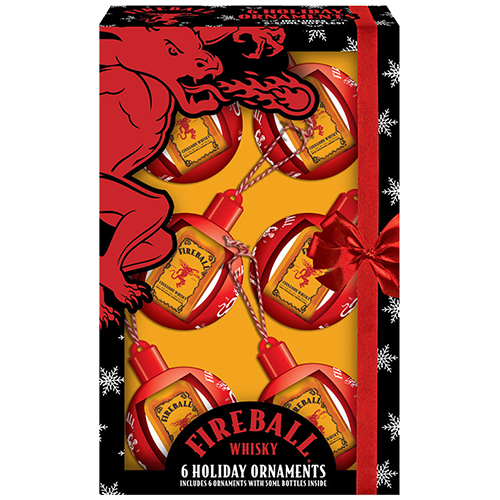 Zoom to enlarge the Fireball Cinnamon Whiskey &bull; Holiday Ornament 6pk