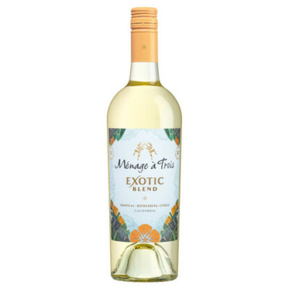 Zoom to enlarge the Menage A Trois Exotic White Wine Blend 750ml Bottle