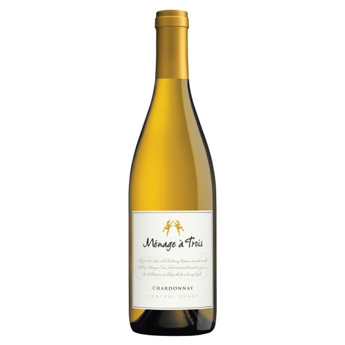 Zoom to enlarge the Menage A Trois Chardonnay White Wine 750ml Bottle