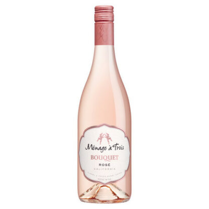 Zoom to enlarge the Menage A Trois Bouquet Rose Wine 750ml Bottle