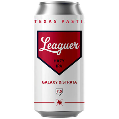 Zoom to enlarge the Texas Leaguer Leaguer Hazy IPA Rotator • 16oz Cans