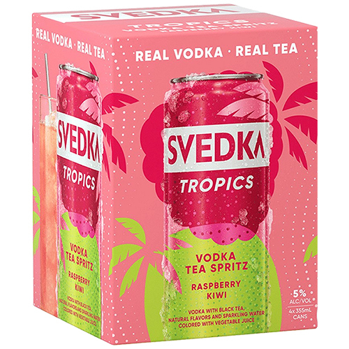 Zoom to enlarge the Svedka Vodka Tea Spritz • Raspberry Kiwi 4pk-12oz