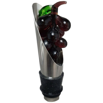 Zoom to enlarge the Bottle Stopper • Grapes Art Glass