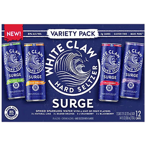 Zoom to enlarge the White Claw Surge Variety Pack • 12pk Can