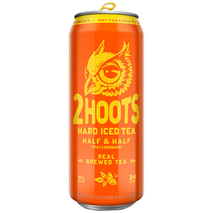 Zoom to enlarge the Two Hoots Half and Half Hard Tea • 24oz Can