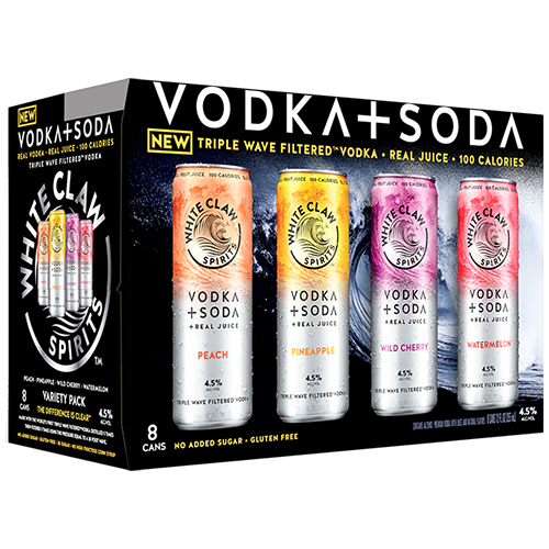 Zoom to enlarge the White Claw Vodka Soda &bull; Variety Pack 8pk-12oz