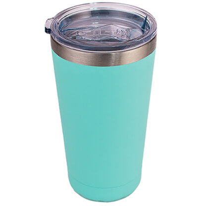 Zoom to enlarge the South Padre Island Bunny Tumbler  Doublewall Stainless Steel With Teal Silicone Grip