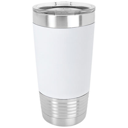 Zoom to enlarge the South Padre Island Bunny Tumbler  Doublewall Stainless Steel With White Silicone Grip