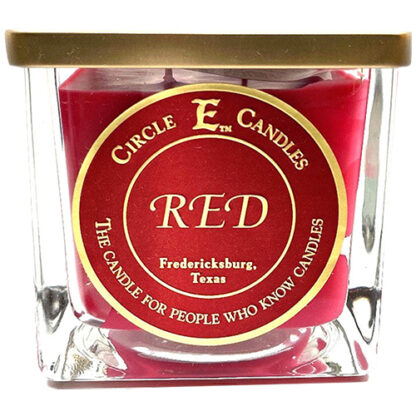 Zoom to enlarge the Circle E Candle • Red 22oz