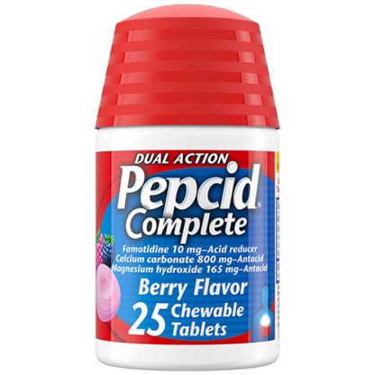 Zoom to enlarge the Pepcid Chew Tab • Berry Flavor