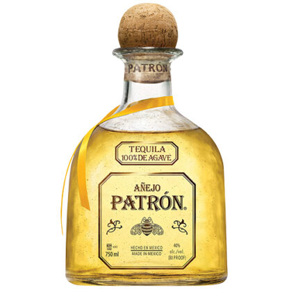 Zoom to enlarge the Patron Tequila • Anejo with Guitar Stopper