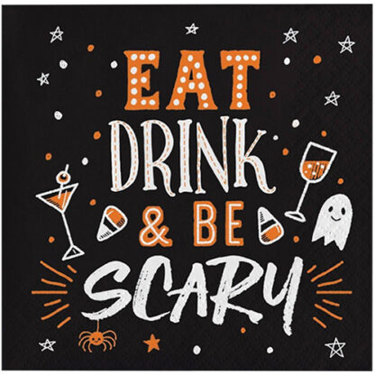 Zoom to enlarge the Design Design Napkins • Eat Drink and Be Scary