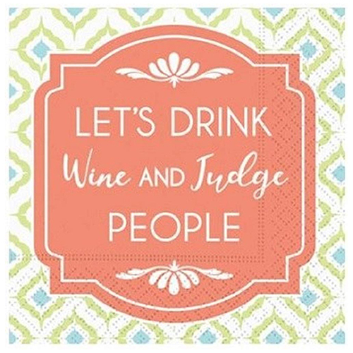 Zoom to enlarge the Design Design Napkins &bull; Wine and Judge
