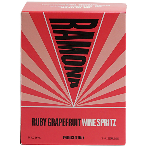 Zoom to enlarge the Ramona Grapefruit Spritzer Canned Wine 4pk