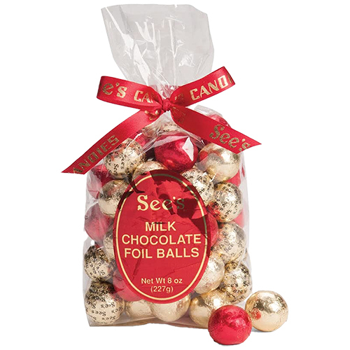 Zoom to enlarge the See’s Milk Chocolate Candy Foil Balls