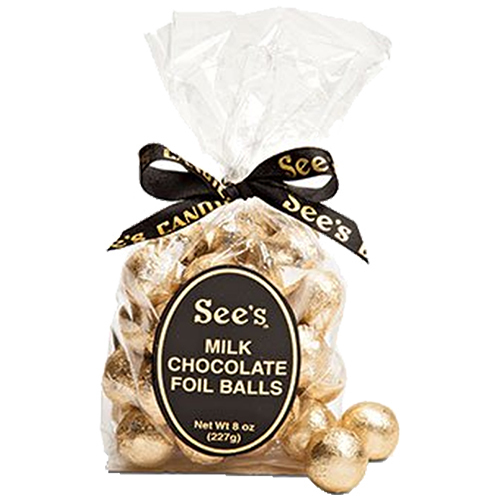 Zoom to enlarge the See’s Candies &bull; Milk Chocolate Foil Balls