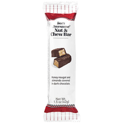 Zoom to enlarge the See’s Candies • Awesome Nut & Chew Bar Single