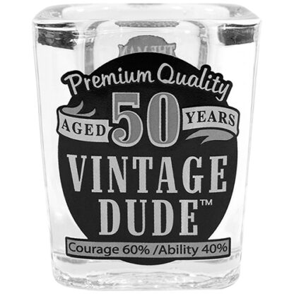 Zoom to enlarge the Cc • Shot Glass Vintage Dude 50