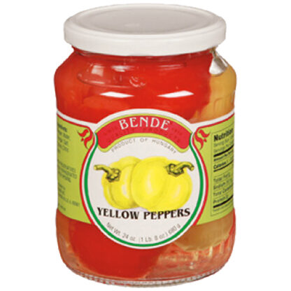 Zoom to enlarge the Bende Hungarian Pepper In Jar • Yellow